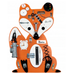 Manipulačná doska Activity board oranžová líška Foxy Family 84 cm x 52 cm Manipulačná doska Activity board oranžová líška Foxy Family 84 cm x 52 cm